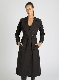 Soft Penelope Trench - Blanc Noir Online Store