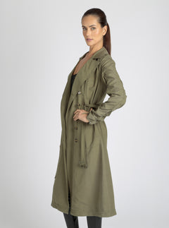 Soft Penelope Trench - Blanc Noir Online Store