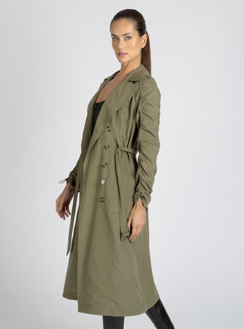 Soft Penelope Trench - Blanc Noir Online Store