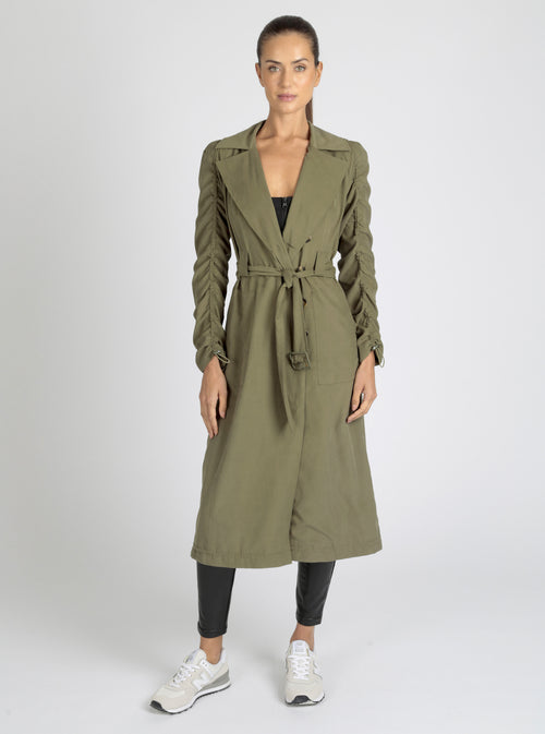 Soft Penelope Trench - Blanc Noir Online Store