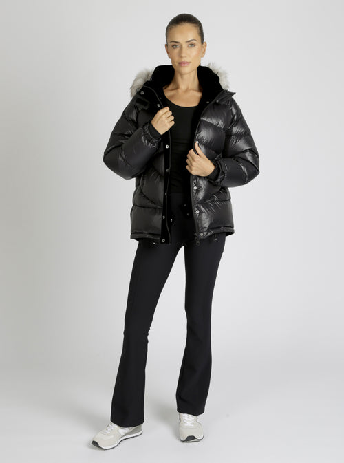 Afterburn Puffer Down Filled Jacket - Blanc Noir Online Store
