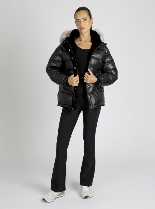 Afterburn Puffer Down Filled Jacket - Blanc Noir Online Store