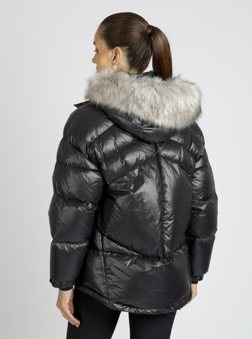 Afterburn Puffer Down Filled Jacket - Blanc Noir Online Store