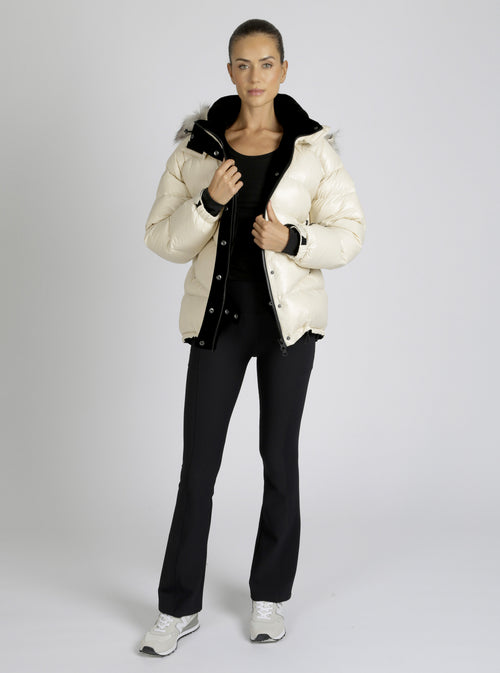Afterburn Puffer Down Filled Jacket - Blanc Noir Online Store