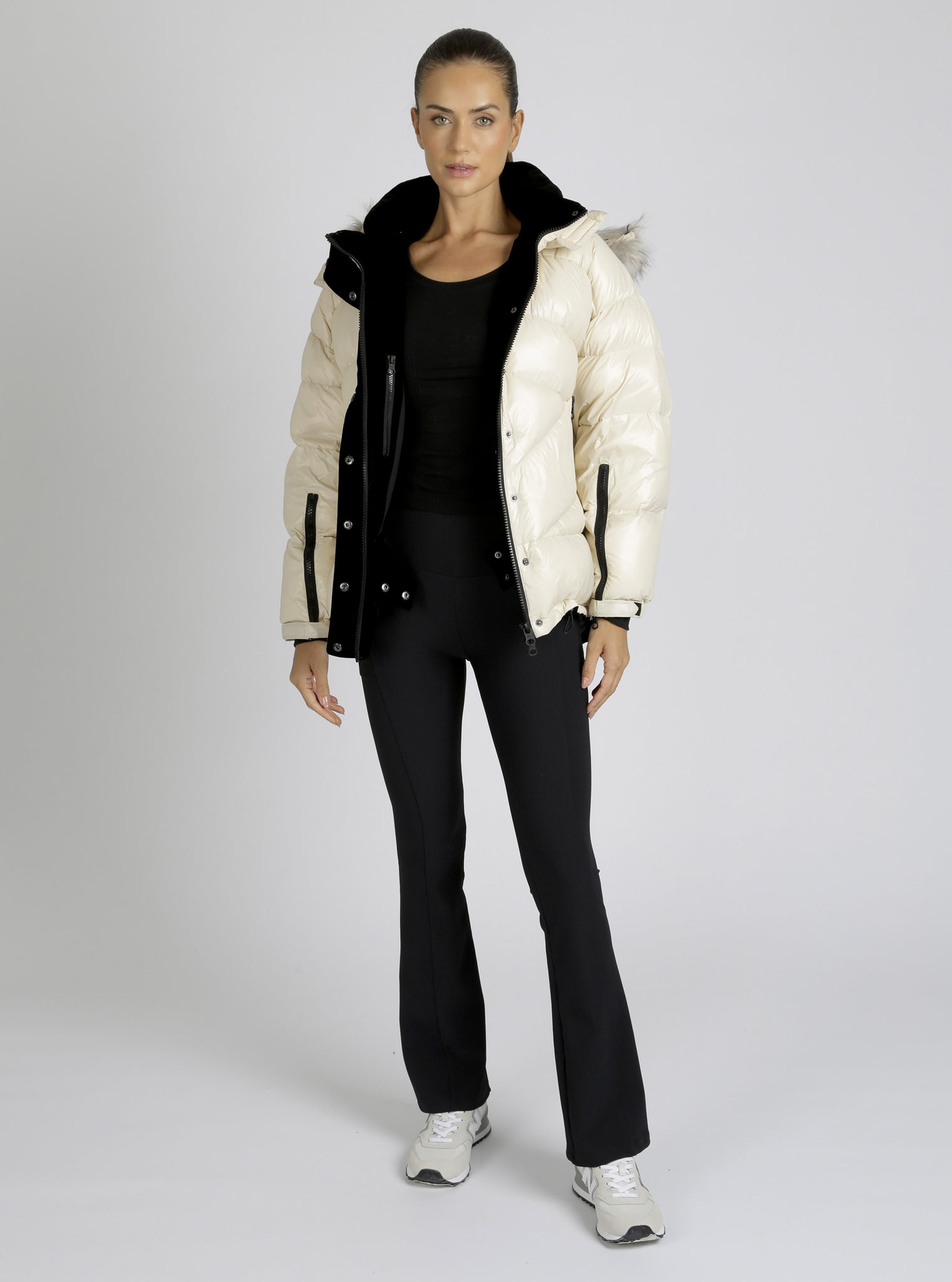 Afterburn Puffer Down Filled Jacket - Blanc Noir Online Store