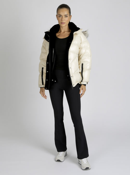 Afterburn Puffer Down Filled Jacket - Blanc Noir Online Store