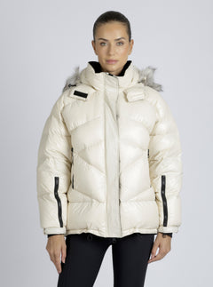 Afterburn Puffer Down Filled Jacket - Blanc Noir Online Store