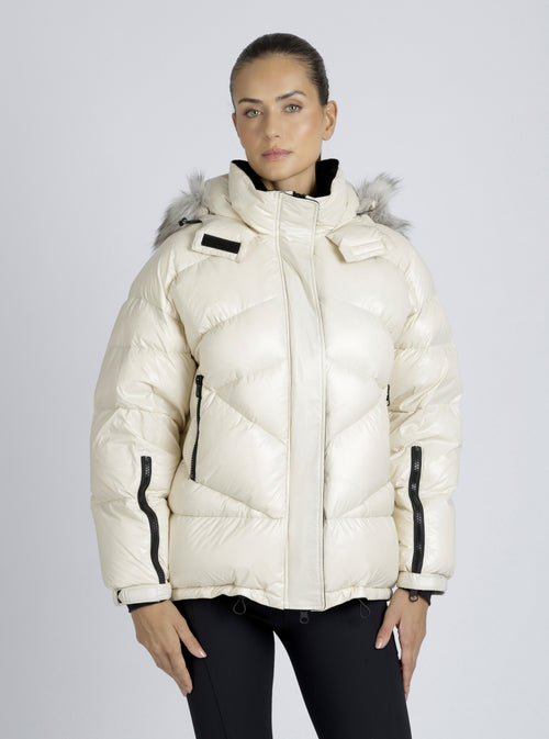 Afterburn Puffer Down Filled Jacket - Blanc Noir Online Store
