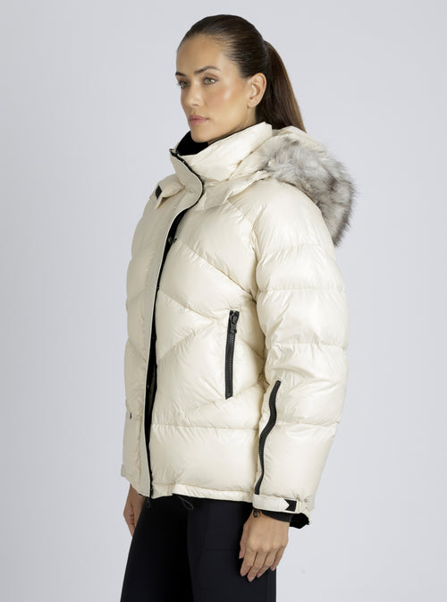 Afterburn Puffer Down Filled Jacket - Blanc Noir Online Store
