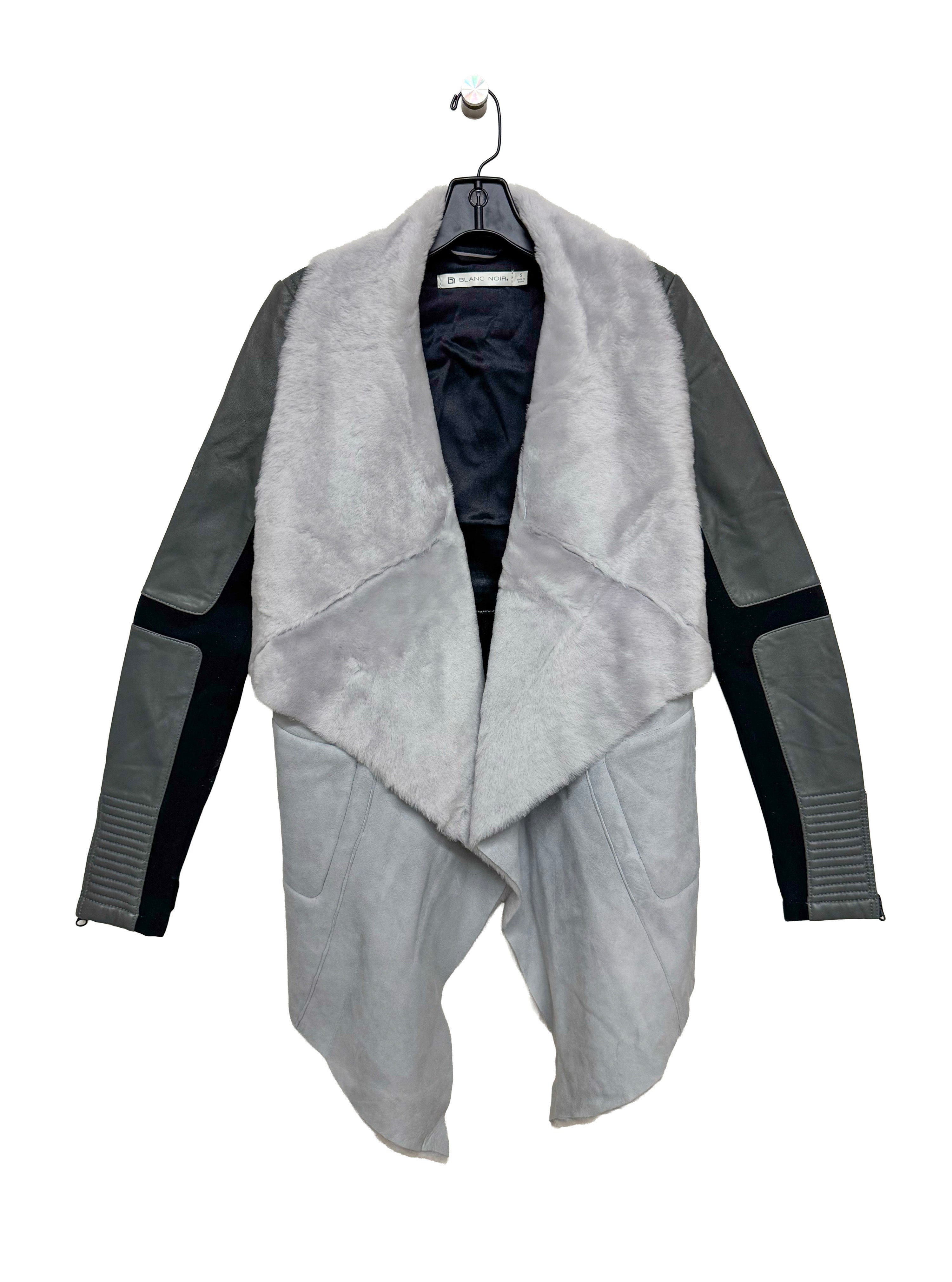 VAULT16 Drape Front With Fur | Blanc Noir Online Store