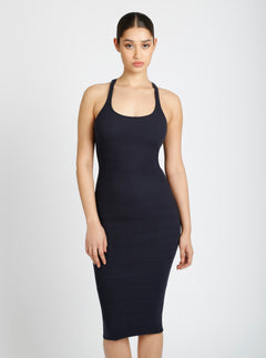 Color Block Dress - Blanc Noir Online Store