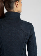 DENIM SEVILLE MOTO JACKET - Blanc Noir Online Store