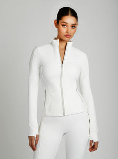 Directional Fitted Jacket - Blanc Noir Online Store