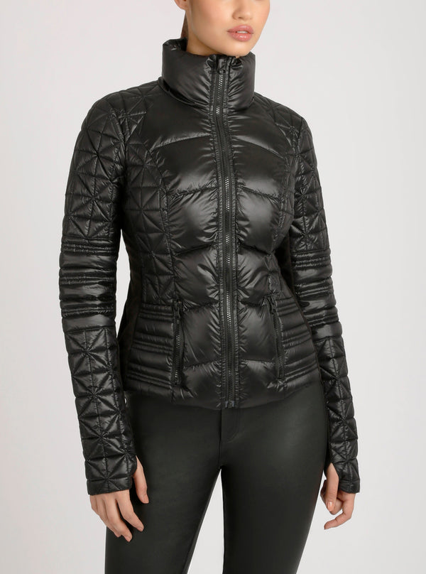 Lightweight Down Filled Packable Puffer - Blanc Noir Online Store