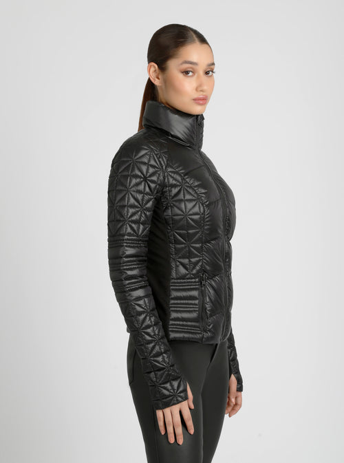 Lightweight Down Filled Packable Puffer - Blanc Noir Online Store