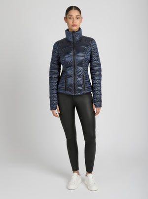 Lightweight Down Filled Packable Puffer - Blanc Noir Online Store