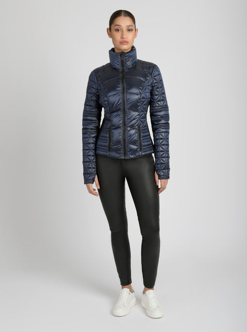 Lightweight Down Filled Packable Puffer - Blanc Noir Online Store