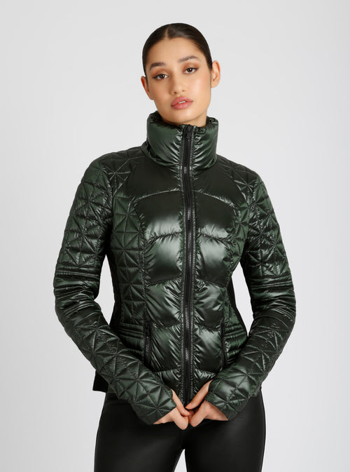 Lightweight Down Filled Packable Puffer - Blanc Noir Online Store