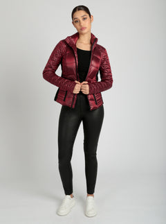Lightweight Down Filled Packable Puffer - Blanc Noir Online Store