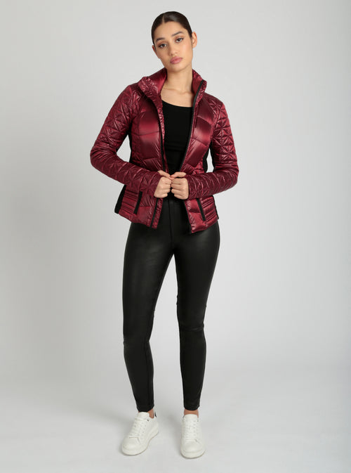 Lightweight Down Filled Packable Puffer - Blanc Noir Online Store