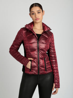 Lightweight Down Filled Packable Puffer - Blanc Noir Online Store
