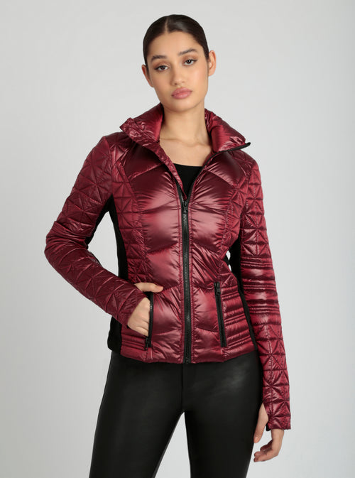 Lightweight Down Filled Packable Puffer - Blanc Noir Online Store