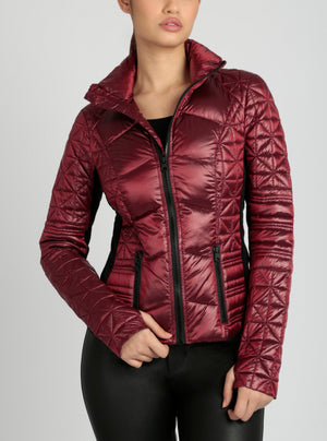 Lightweight Down Filled Packable Puffer - Blanc Noir Online Store