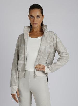 Violette Camo Bomber - Blanc Noir Online Store