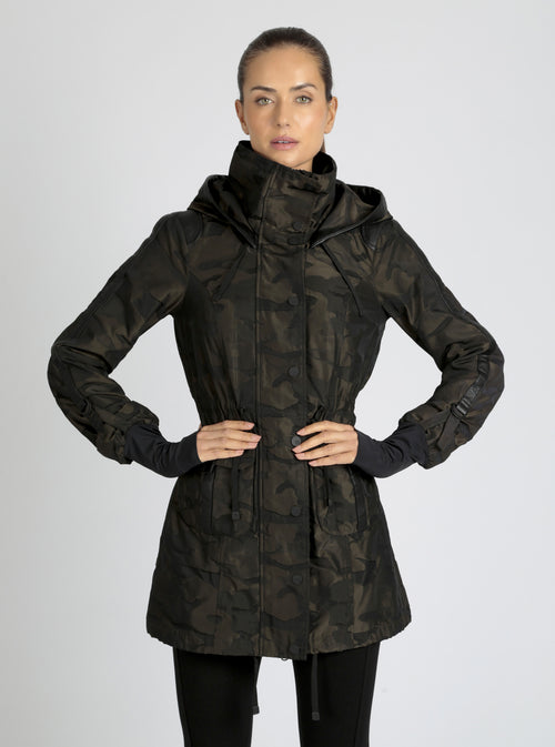 CAMO ANORAK olive camo - Blanc Noir Online Store