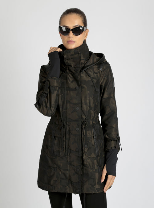 CAMO ANORAK olive camo - Blanc Noir Online Store