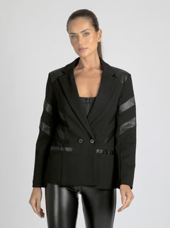Dylan Double Breasted Blazer - Blanc Noir Online Store