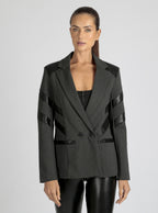 Dylan Double Breasted Blazer - Blanc Noir Online Store