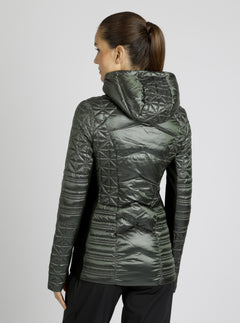 Lightweight Hooded Packable Mid Length Puffer - Blanc Noir Online Store