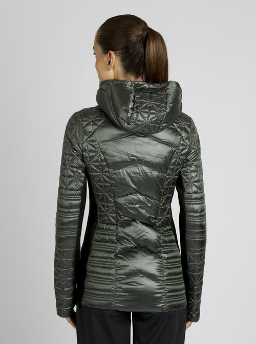 Lightweight Hooded Packable Mid Length Puffer - Blanc Noir Online Store