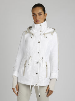 Camo Sport Anorak Gold Trims - Blanc Noir Online Store