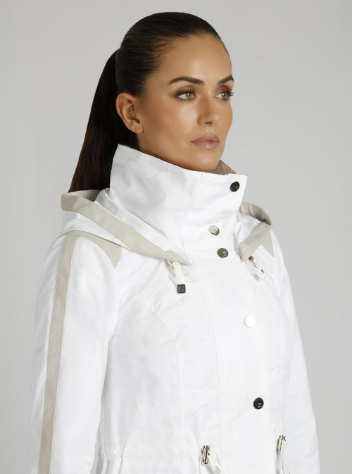 Camo Sport Anorak Gold Trims - Blanc Noir Online Store
