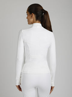 Directional Rib Jacket Gold Trims - Blanc Noir Online Store