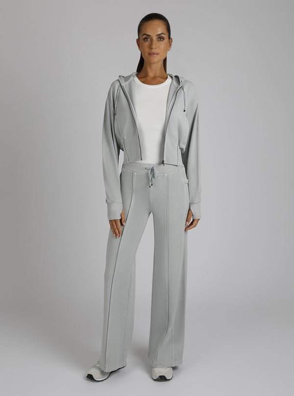 Allegra Raw Edge Hoodie - Blanc Noir Online Store