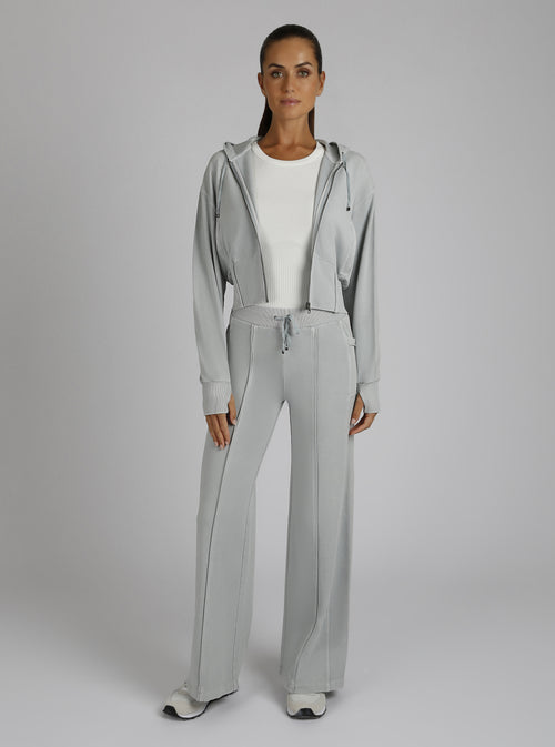 Allegra Raw Edge Hoodie - Blanc Noir Online Store