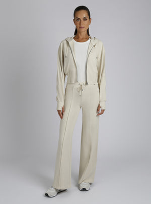 Allegra Raw Edge Hoodie - Blanc Noir Online Store