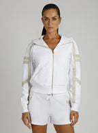 Maitri Hoodie Gold Trims - Blanc Noir Online Store