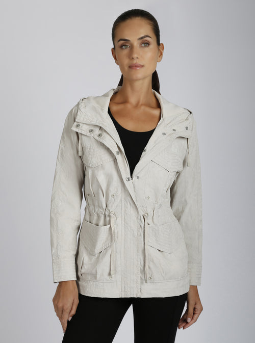 Regina Anorak - Blanc Noir Online Store