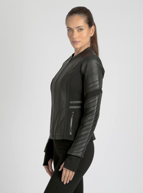 Angel Falls Moto - Black - Blanc Noir Online Store