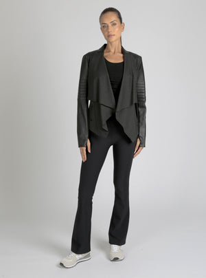 Drape Front Jacket - Blanc Noir Online Store