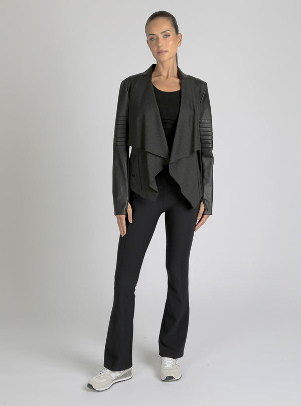 Drape Front Jacket - Blanc Noir Online Store