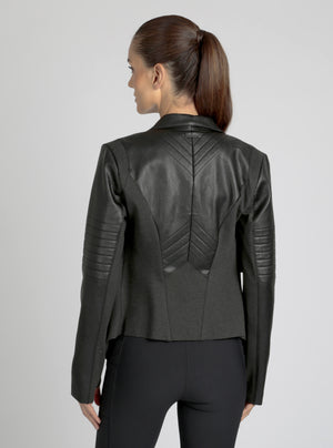 Drape Front Jacket - Blanc Noir Online Store