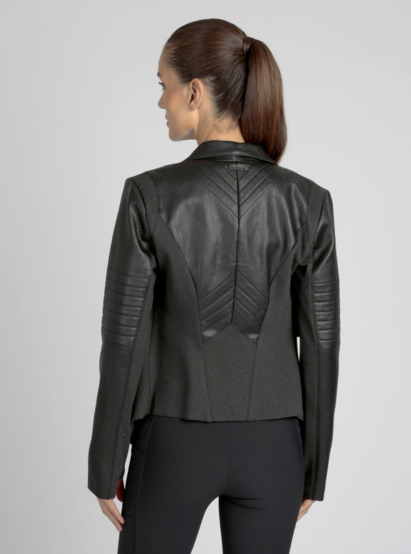 Drape Front Jacket - Blanc Noir Online Store