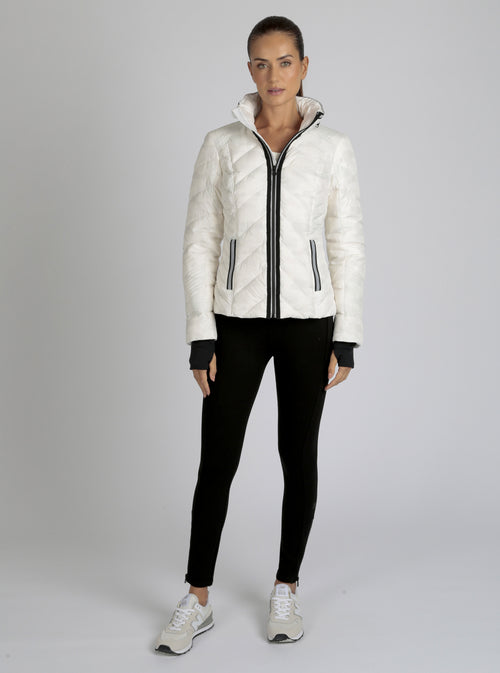 Camo Reflective Puffer Down Filled Super Hero - Blanc Noir Online Store