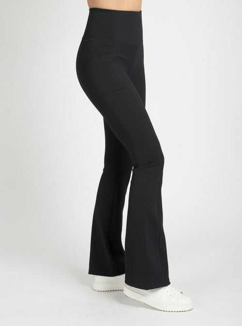 Directional Rib Bootcut Pant - Blanc Noir Online Store