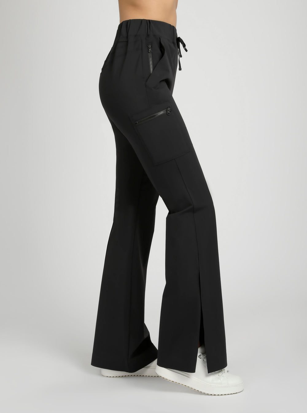 Tectonic Kick Flare Pant - Black - Blanc Noir Online Store
